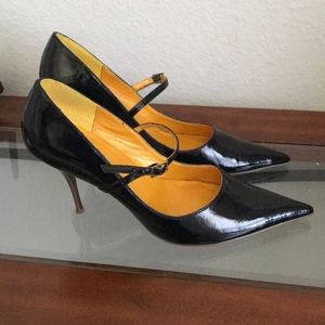 Michael Antonio Patent Leather Pumps, Black, Sz 9